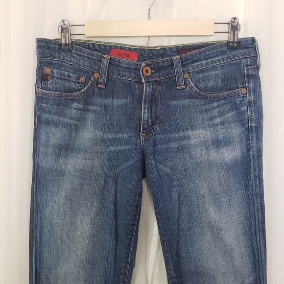 AG Adriano Goldschmeid The Club Flare leg jeans med wash size 28 - Picture 3 of 9